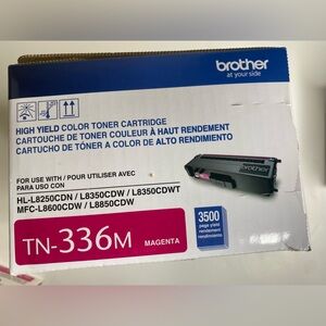 Brother High Yield TN336M Magen’s Color Toner Ink New in Box